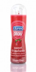 Гель-смазка интимный, Durex (Дюрекс) 50 мл Плей свит с ароматом и вкусом сладкой клубники