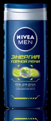 Гель для душа для мужчин, Nivea (Нивея) 250 мл Энергия горной реки с экстрактом мяты